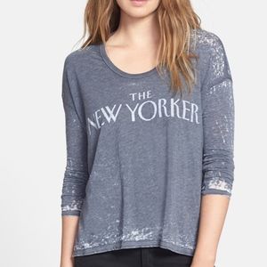 Chaser 'The New Yorker" Long Sleeve Tee size M